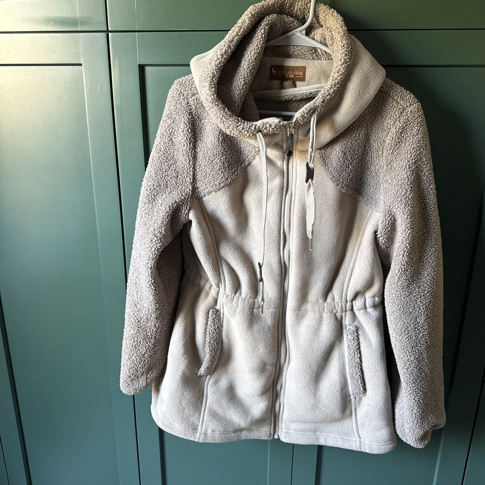 Koolaburra by UGG Bonded Fleece Jacket with Cinch Waist Size Small
